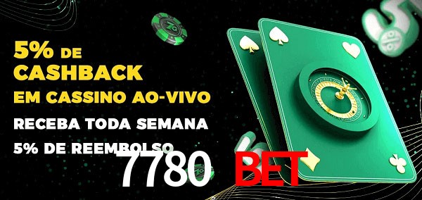 Promoções do cassino ao Vivo 7780 Bet
